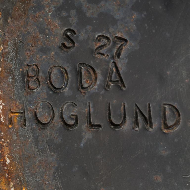 ERIK HÖGLUND, A Boda smide candelabra, later part of the 20th century.