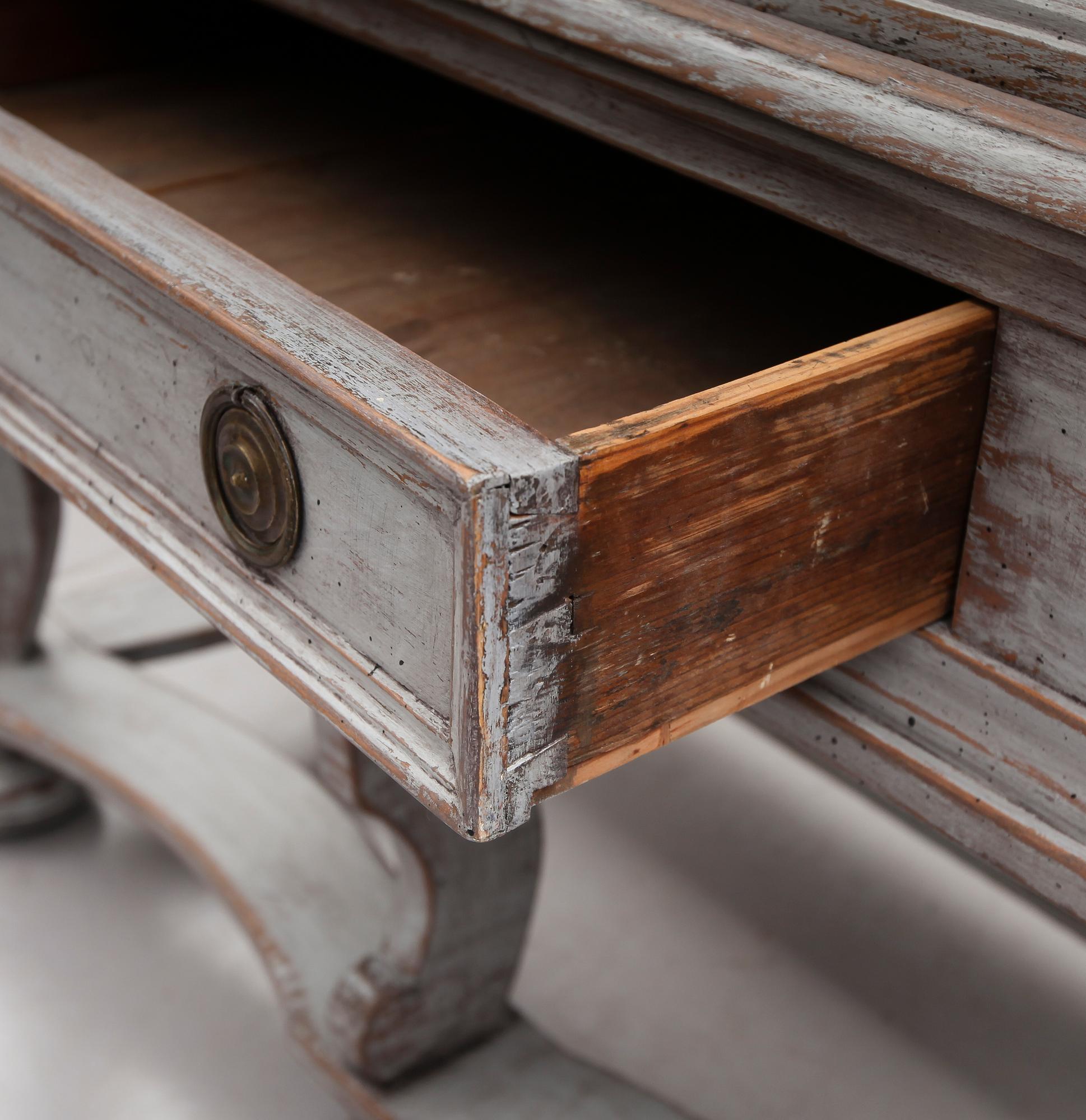 SKÅP, barock, daterat 1760.