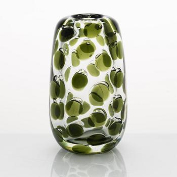 Saara Hopea, A 'Panther' vase, signed S. Hopea, Nuutajärvi Notsjö -55.