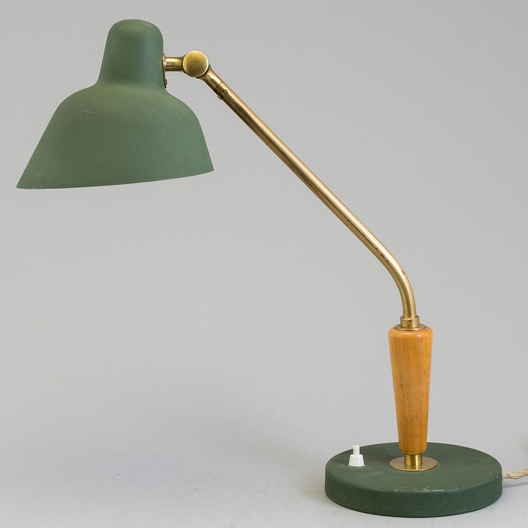 TABLE LAMP, Nordiska kompaniet, wood, metal,