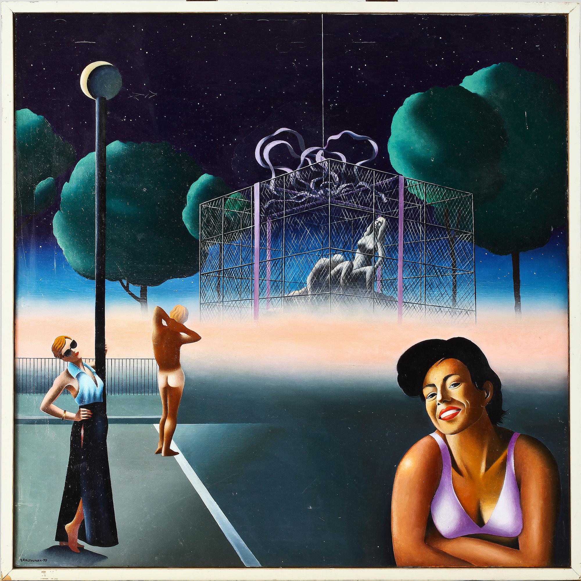 SOREN ARUTYUNYAN, akryl på duk, sign o dat 1979 a tergo.