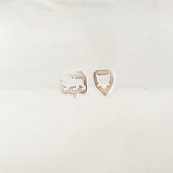 Te- och kaffeservis, 3 delar, samt sockerskål, silver, bl a E. Silver & Co, Sheffield, England 1946-47.