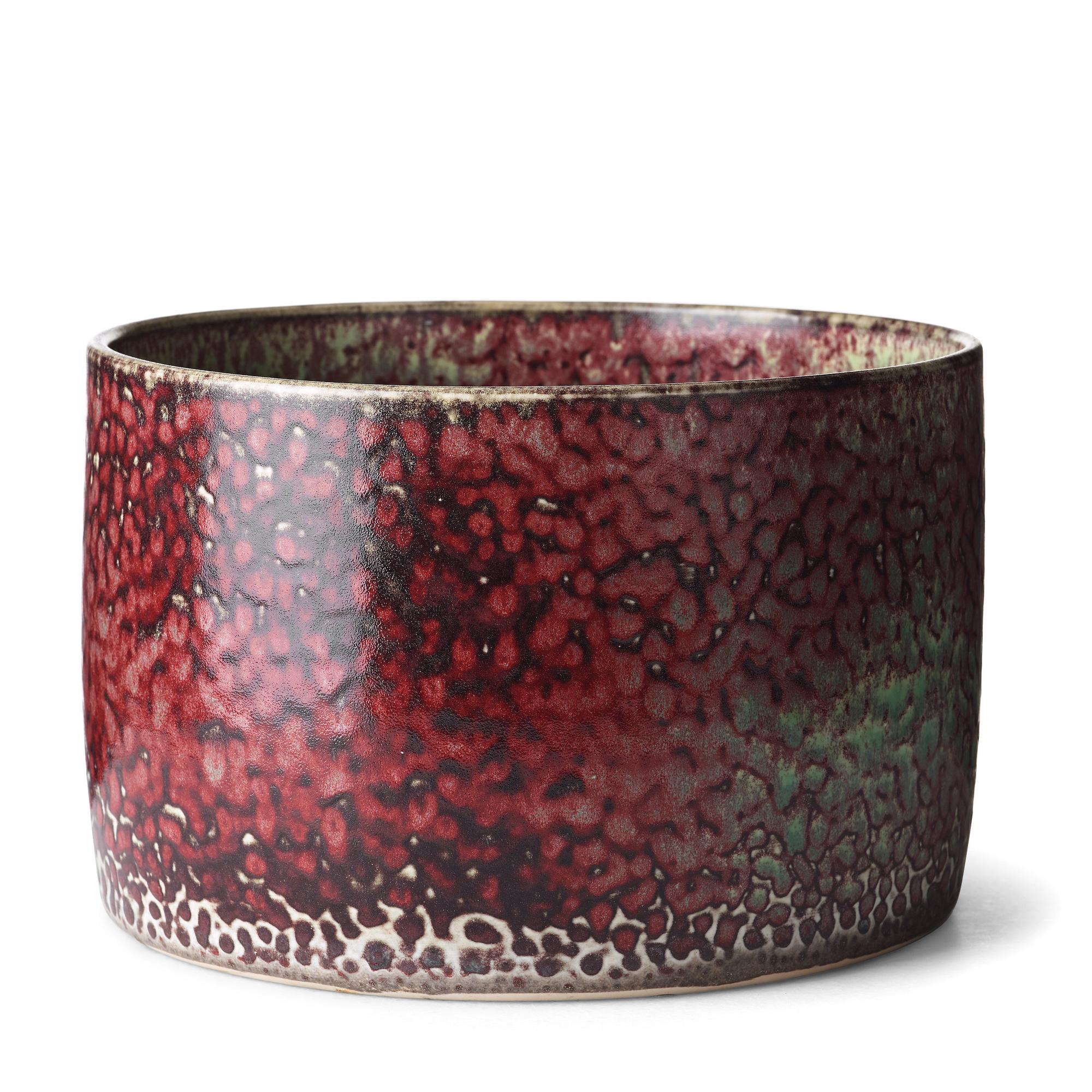 Stig Lindberg, a stoneware vase, Gustavsberg studio, Sweden 1970.