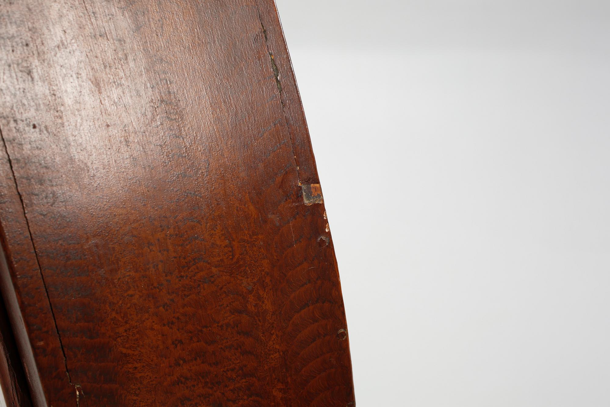 A grandfather clock dated 1823.