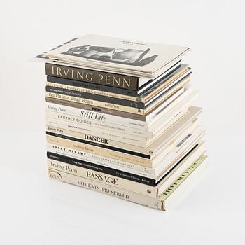 Irving Penn, samling fotoböcker och publikationer, 23 delar.