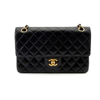 Chanel, väska " Double flap bag"vintage 1980-tal.