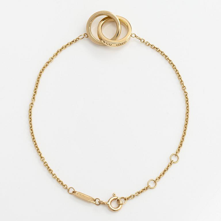 Tiffany & Co, rannekoru  "Interlocking Circles" 18K kultaa.