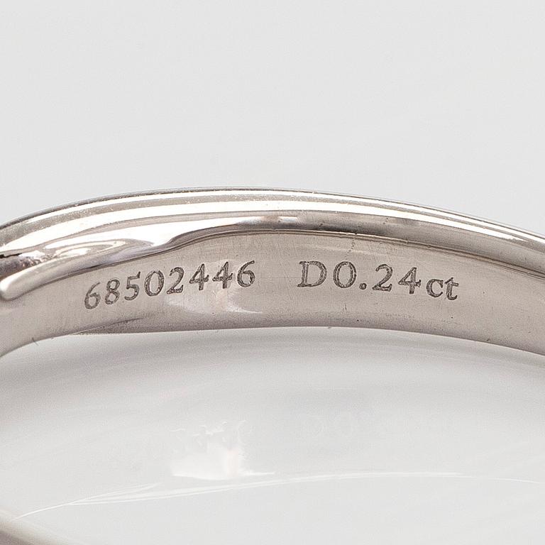 Tiffany & Co, ring, platina, briljantslipad diamant.