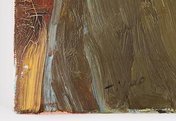 Fruls Tilpo, oil on canvas, signed.