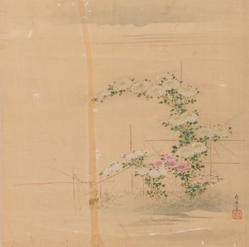 Silkesmålning, Japan 1800-talets slut.