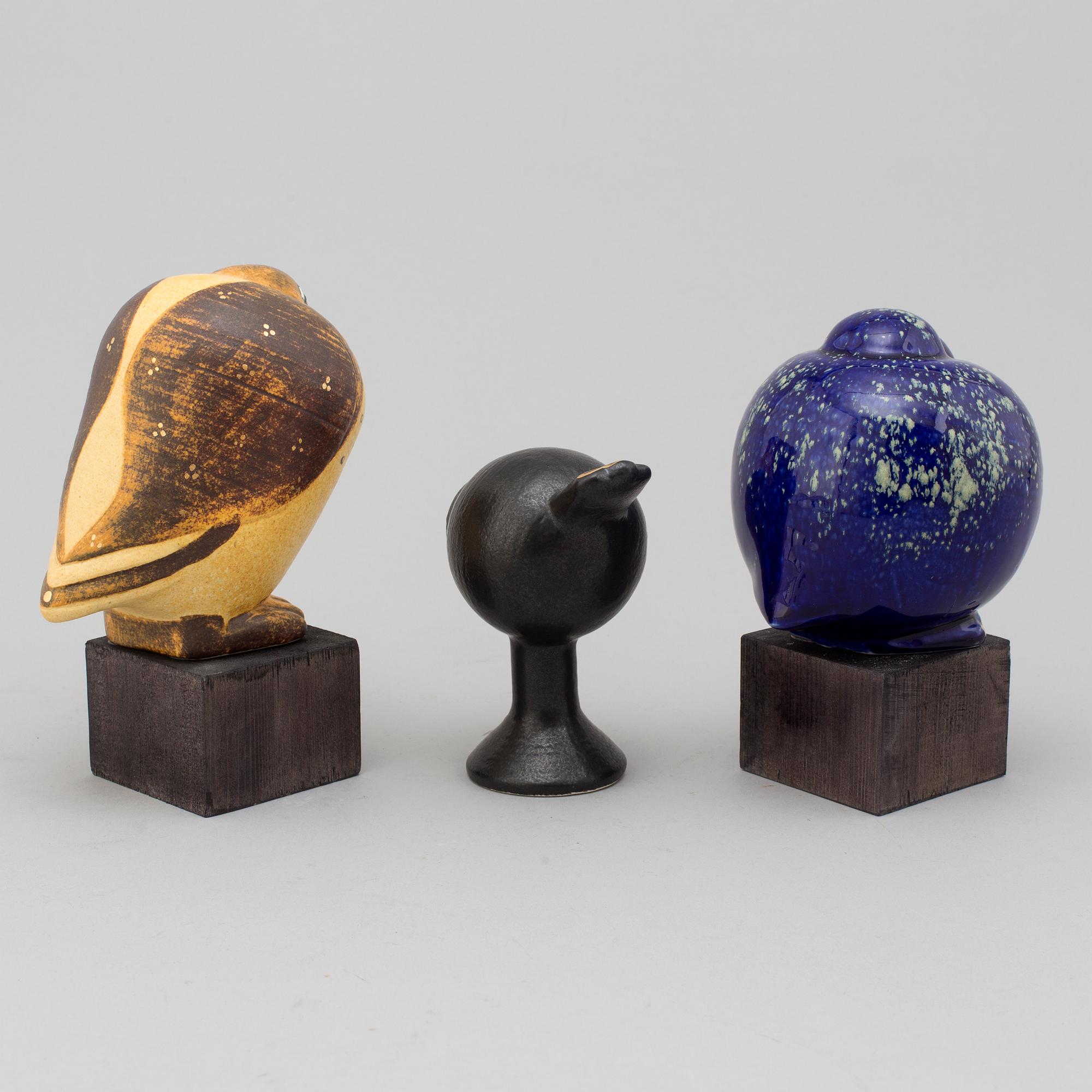 置物 Lisa Larson Fenix Gottfrid Brown Lisa Larson Phoenix (Fenix