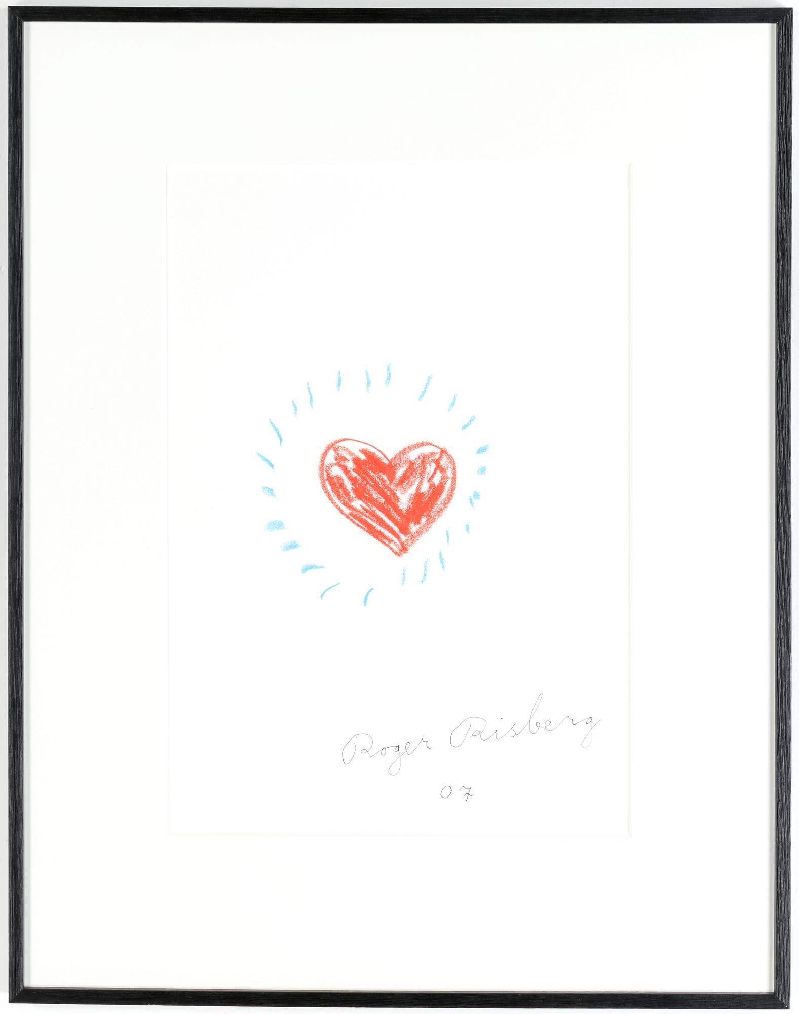 ROGER RISBERG, krita på papper. Signerad och daterad 07.