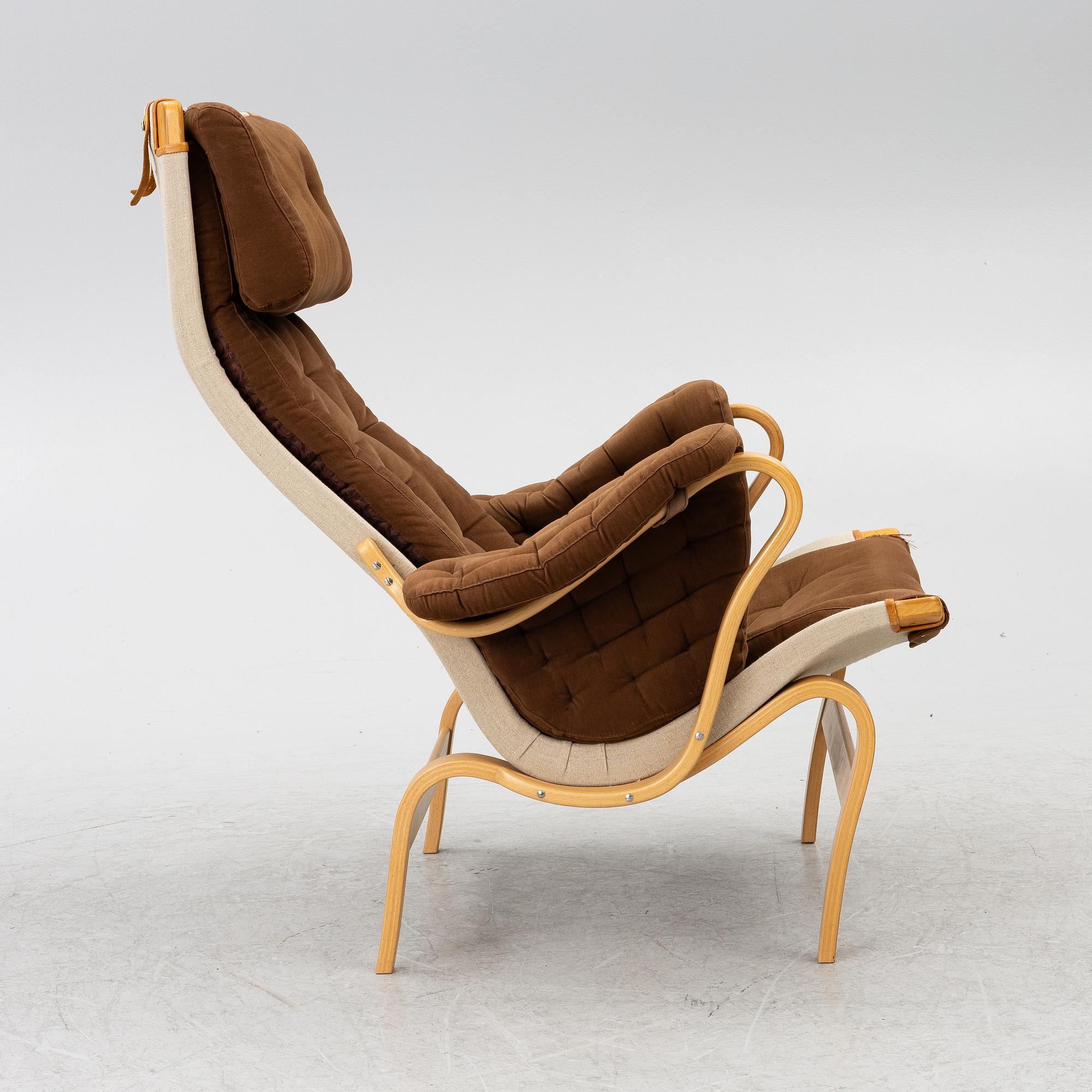 Bruno Mathsson, a 'Pernilla' armchair, Dux.
