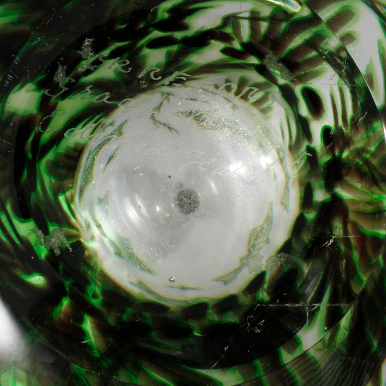 VAS, glas, "Graal", Edvard Hald Orrefors, 1900-talets andra hälft.