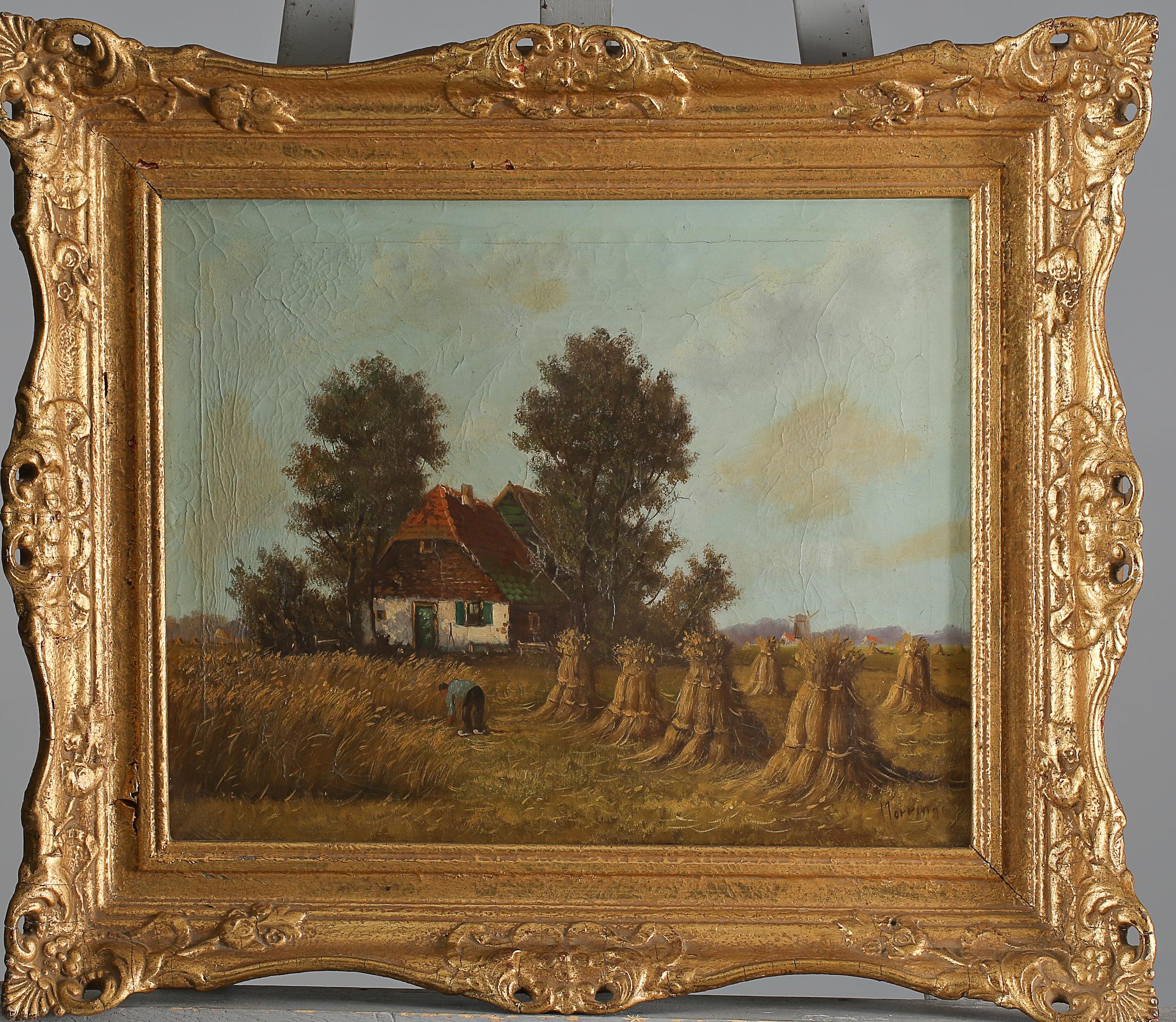 OKÄND KONSTNÄR, olja på duk, sannolikt Holland, sent 1800-tal.