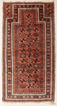 A semiantique Beludj carpet ca 178x92 cm.
