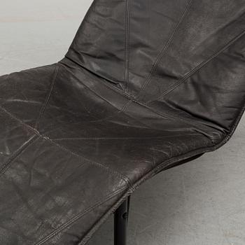 A 1980/90's leather "Skye" lounge chair by tord Björklund for IKEA.