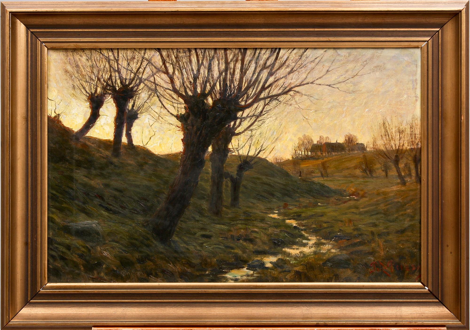 PETER ADOLF PERSSON, olja på duk, sign.