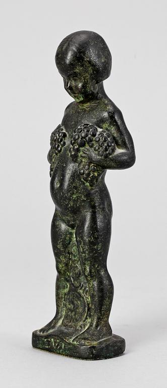 AXEL GUTE, skulptur, brons. Sign.