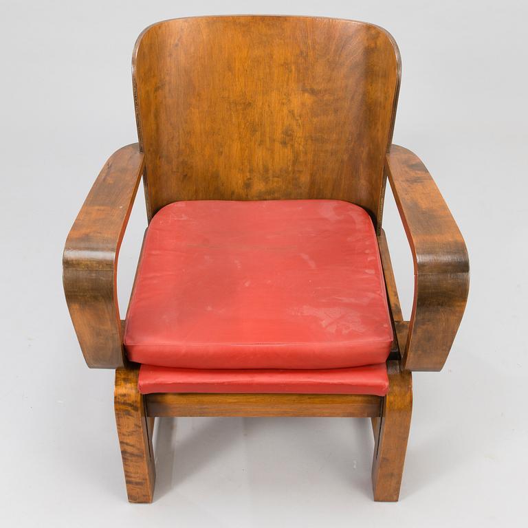 CARL-JOHAN BOMAN, A 1930's 'Flexible chairs' for N. Bomanin Höyrypuusepäntehdas, Turku.