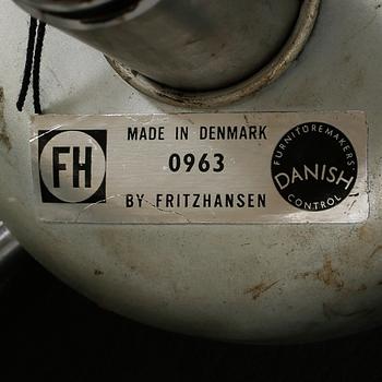 KONTORSSTOL, "Sjuan", Arne Jacobsen, Fritz Hansen, Danmark 1963, märkt 0963.