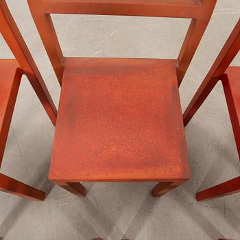 Boris Berlin & Poul Christiansen (Komplot design), chairs 7 pcs "Non" for Källemo 2000s.