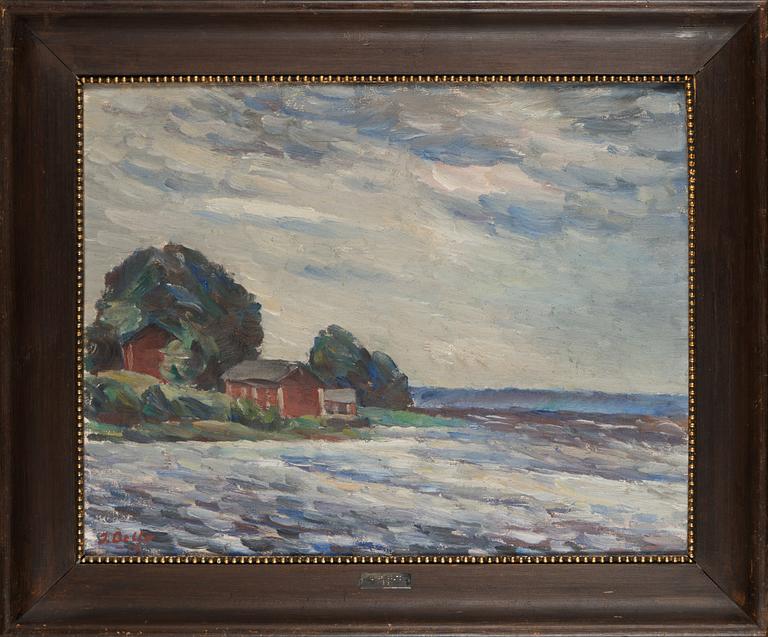 Ilmari Aalto, öljy kankaalle, signeerattu ja päivätty -19.