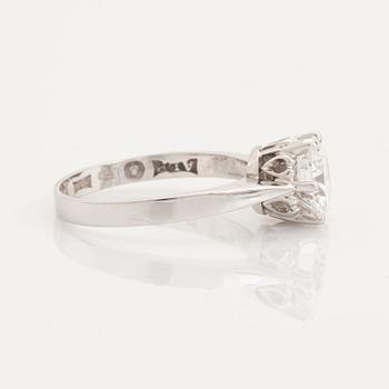 Brilliant cut diamond ring, 1,55 ct.