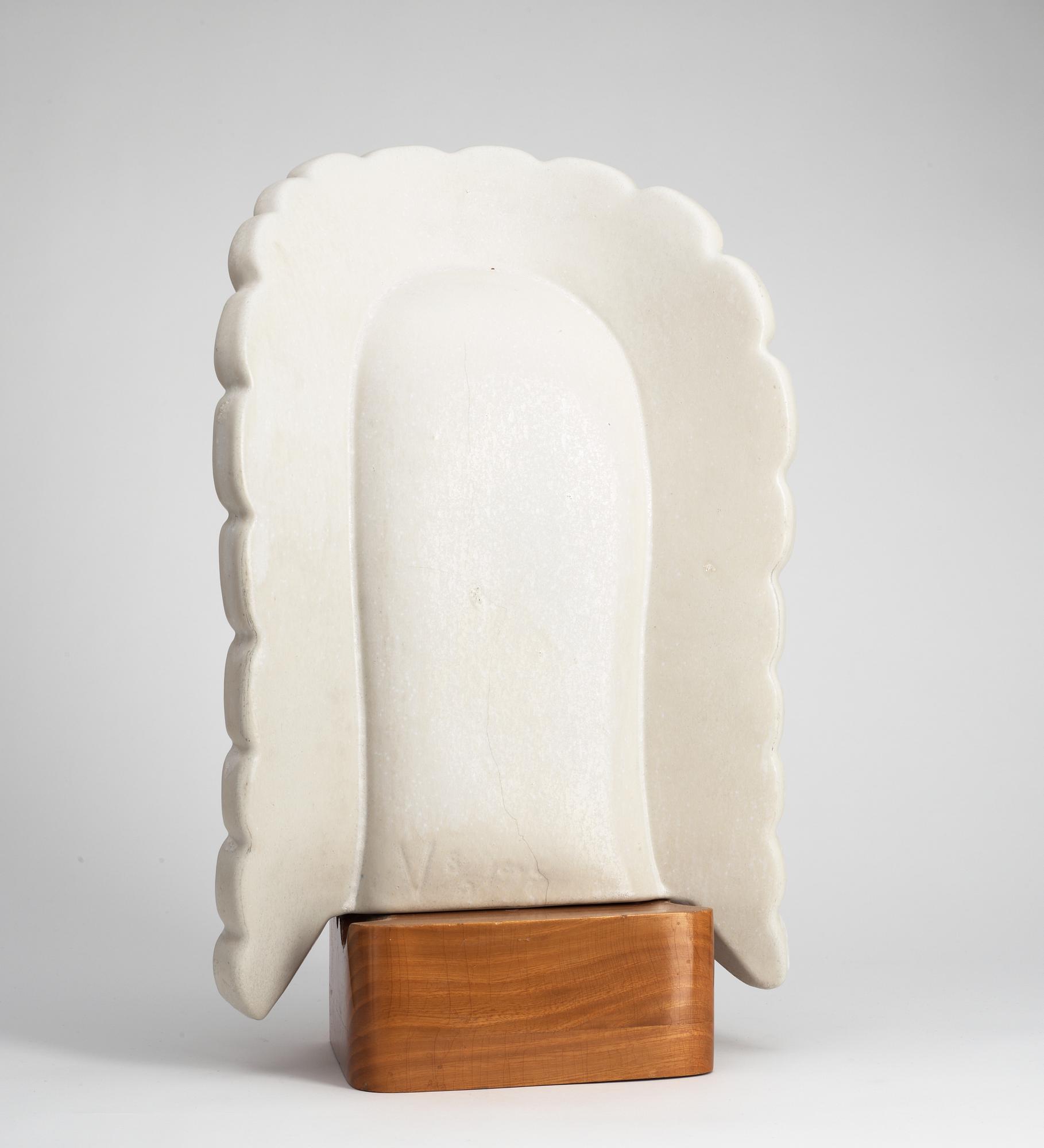 A Gunnar Nylund stoneware sculpture of an indian chief, Rörstrand.