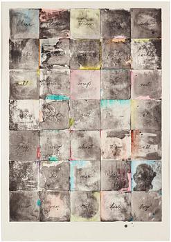 371. Jim Dine, "Wall chart II".