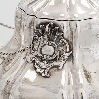 Jakob Wiberg, tekanna, silver. Moskva 1848.