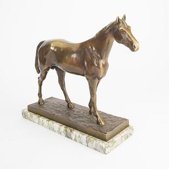 Hans Guradze, skulptur signerad brons.