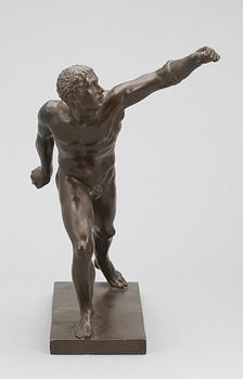 SKULPTUR, brons, gjutarstämpel Herman Bergman Fud.