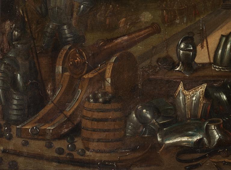 Jan van Kessel I Hans krets, Allegori över kriget.