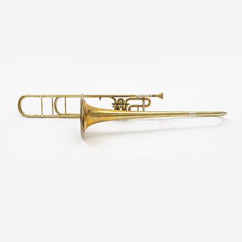A Valve Trombone, Ahlberg & Ohlsson, Stockholm, from around the year 1900.