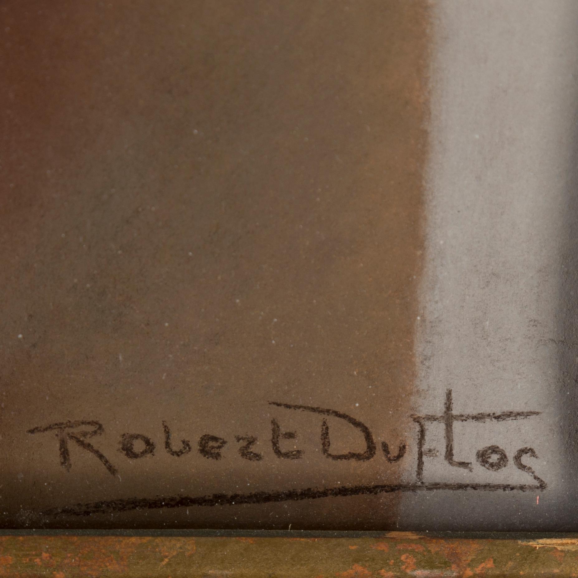 ROBERT LOUIS RAYMOND DUFLOS, pastell på papper, signerad.