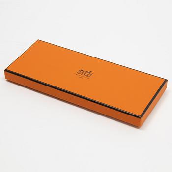 Hermès, scarf, 'Au clair de la mer".