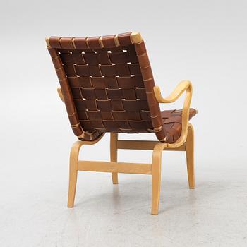 Bruno Mathsson, a beech wood  'Eva' easy chair from Firma Karl Mathsson 1971.