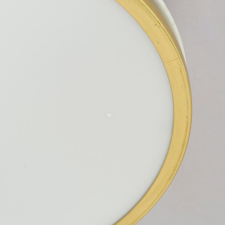 Arne Jacobsen, A pair of 'Munkegaard' ceiling lights for Louis Poulsen, Denmark.