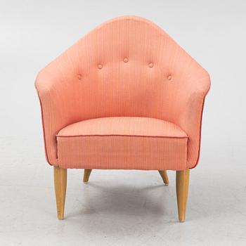 Kerstin Hörlin-Holmquist, a 'Lilla Adam' armchair, Nordiska Kompaniet, Sweden, mid 20th century.