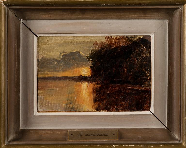 Hjalmar Munsterhjelm, LANDSCAPE STUDY.