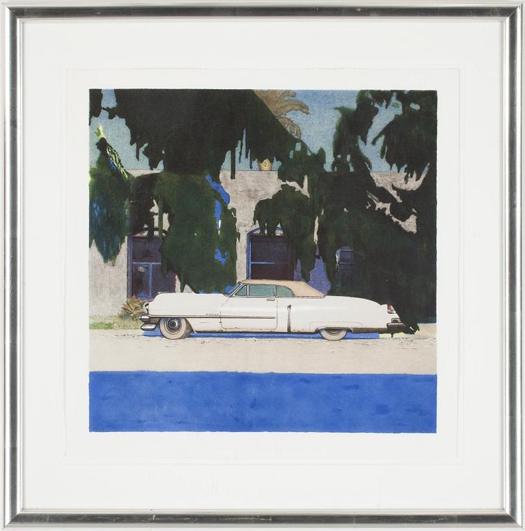 JOHN-E FRANZÉN, färglitografi, monogramsignerad, daterad 1999 och numrerad 43/250.