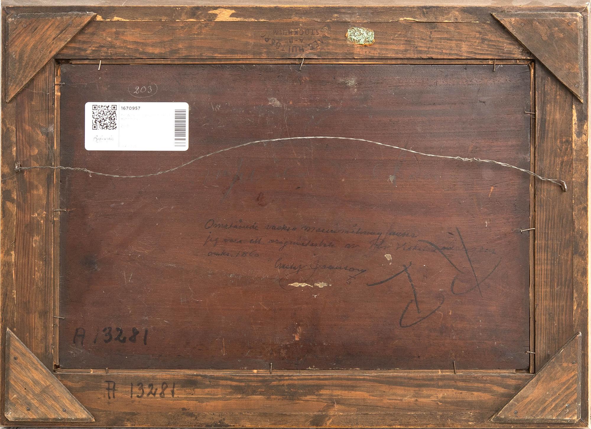 Per Wilhelm Cedergren, attributed to Harbour Scene.