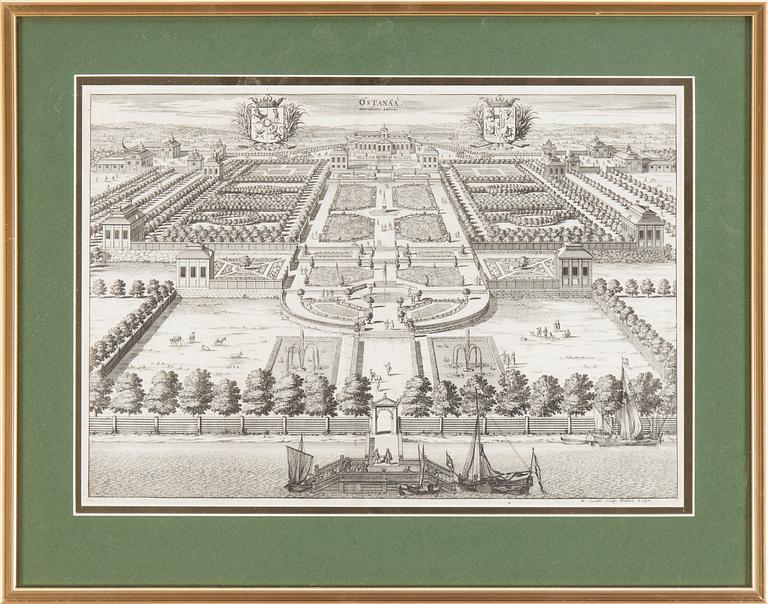 Engravings, 14, From "Suecia Antiqua", 18Th Century.