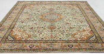 Carpet, Tabriz-Patina approx. 392 x 297 cm.