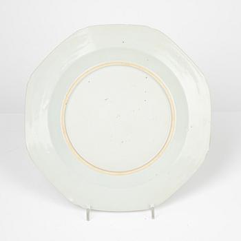 Nine Chinese porcelain plates, Qing Dynasy, 18th-19th Century.