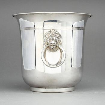 CHAMPAGNEKYLARE, nysilver, 1900-talets andra hälft.