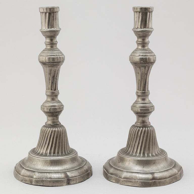 CANDELSTICKS, a pair, Louis XV, France, 18th century.