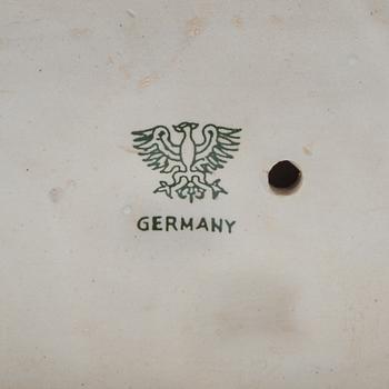 Urn with lid Germany Rococo style mid-20th century porcelain.