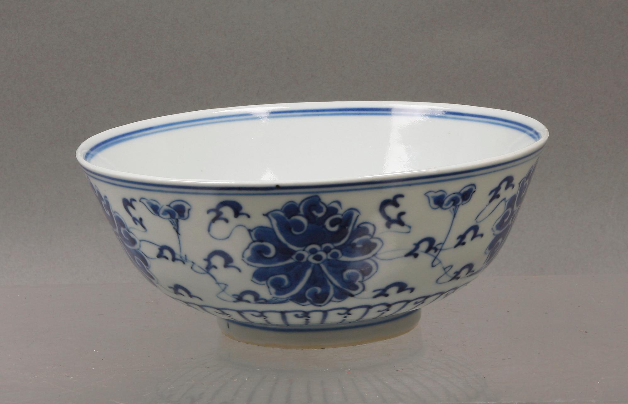 SKÅL, porslin, Kina, 1800-tal.